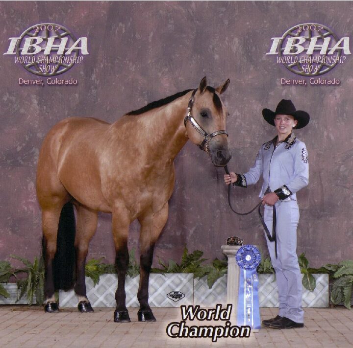 Kinsey and Buddy world champion halter